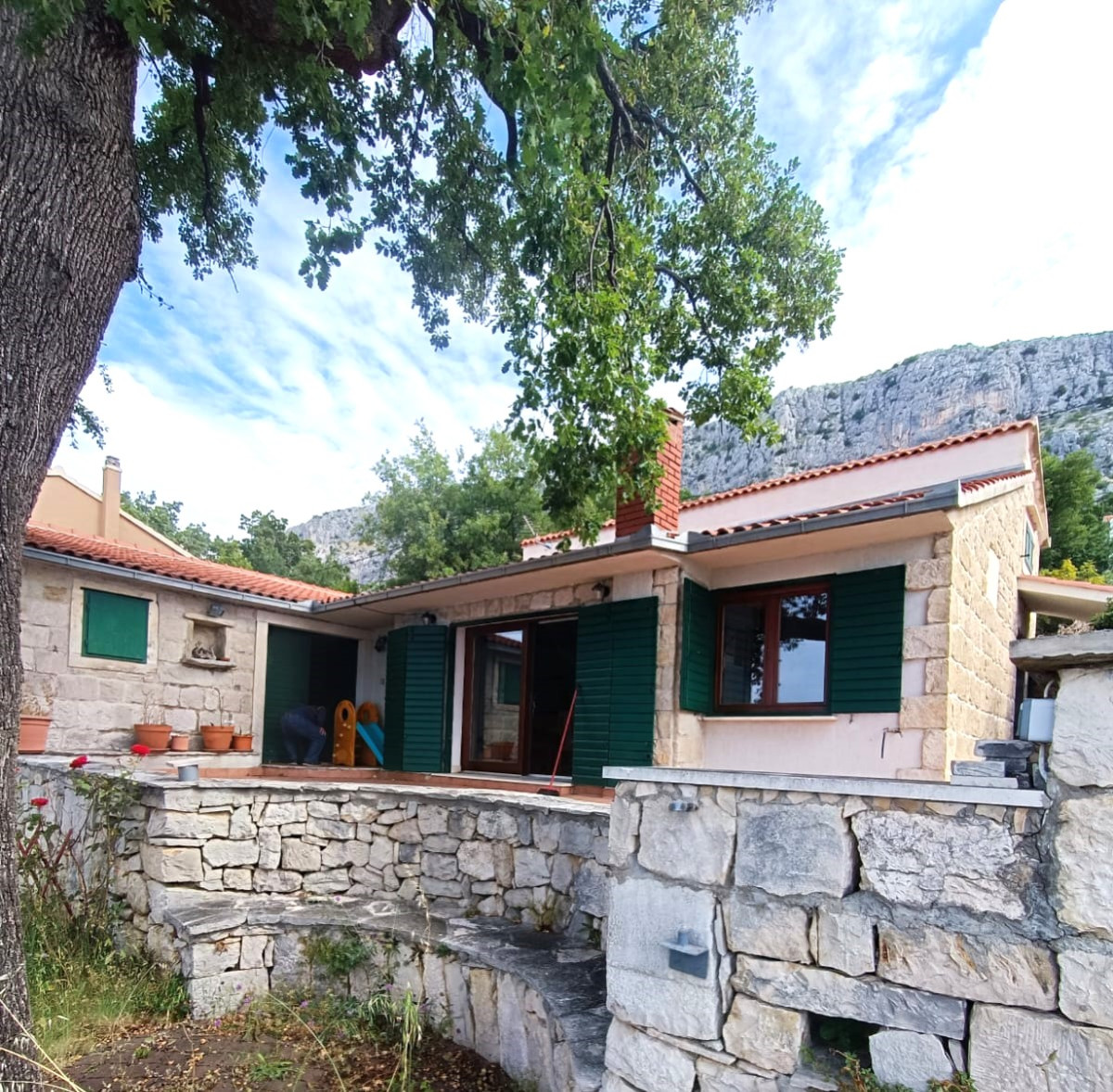 KAMENA KUĆA  S MASLINIKOM
